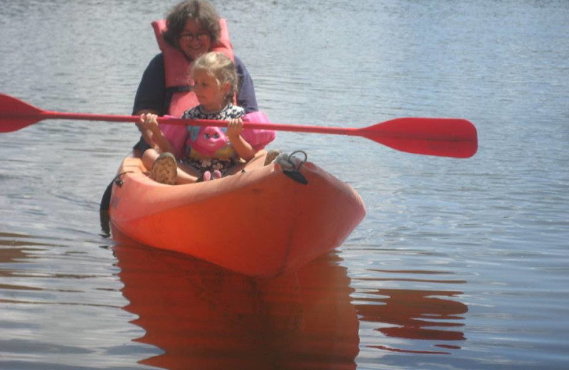 Kayaking at Cliffview Resort.