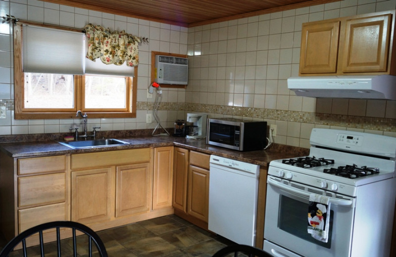 Suite kitchen at Contessa Resort.