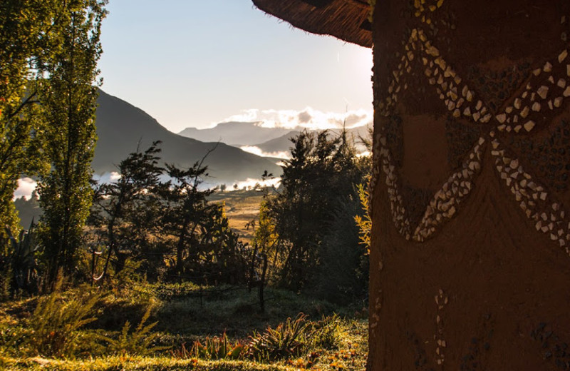 Exterior view of Malealea Lodge.