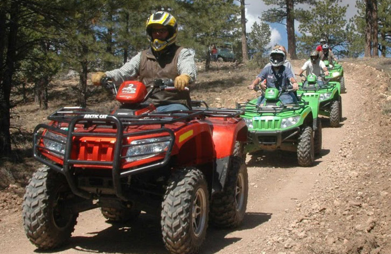 4 wheel ATV at Bryce View Lodge.