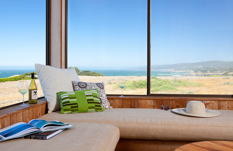 Guest sitting room Sea Ranch Lodge.