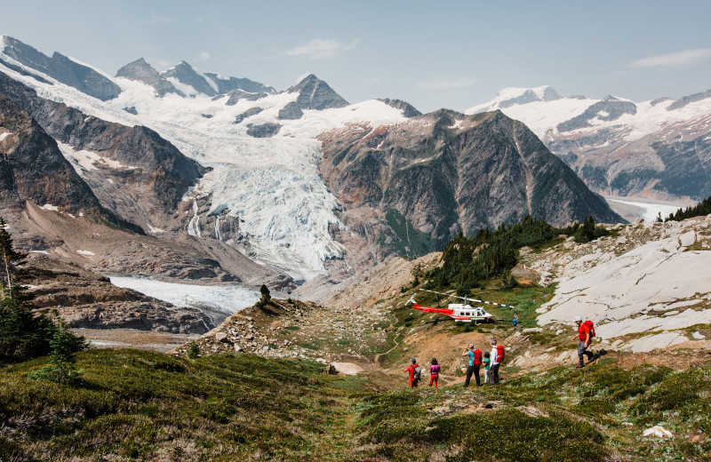 Hiking at CMH Cariboos Lodge.