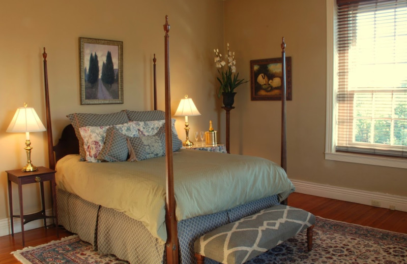 Guest room at Inn at Vaucluse Spring.