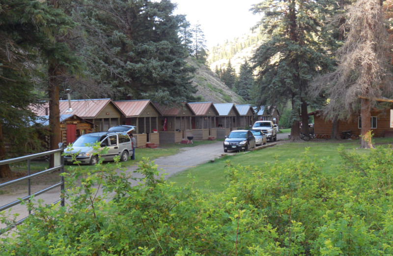 Cabins at Tomahawk Guest Ranch.