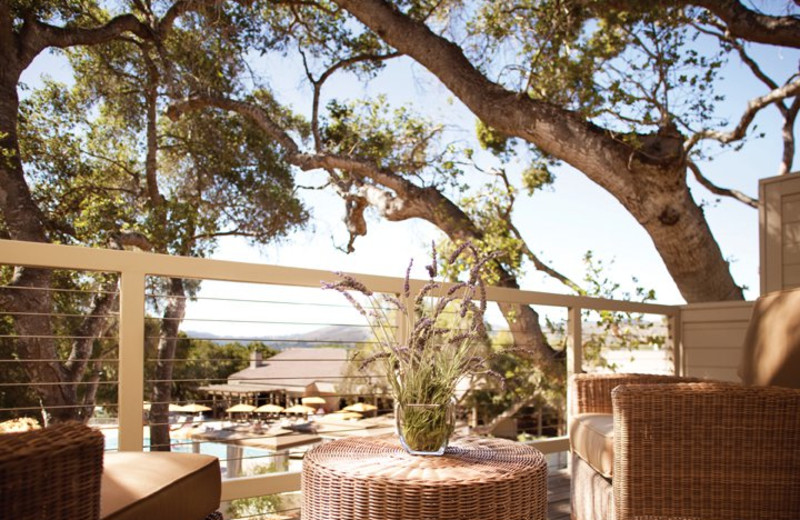 Private Guest Patio at Carmel Valley Ranch