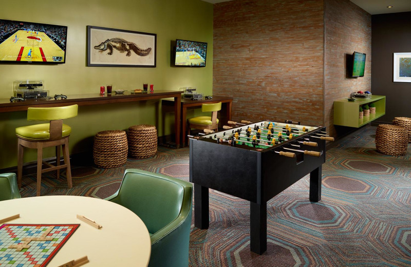 Recreation room at Omni Amelia Island Plantation.