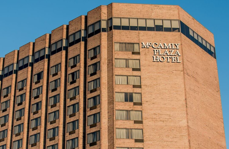 Exterior view of McCamly Plaza Hotel.