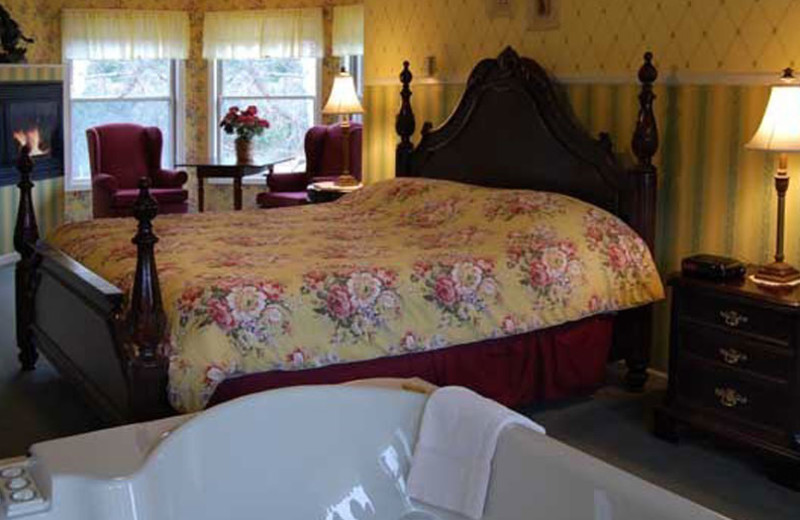 Room with a jacuzzi at Historic Afton House Inn.