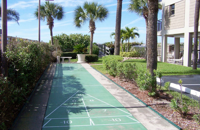 Shuffle board at Gulf Strand Resort.