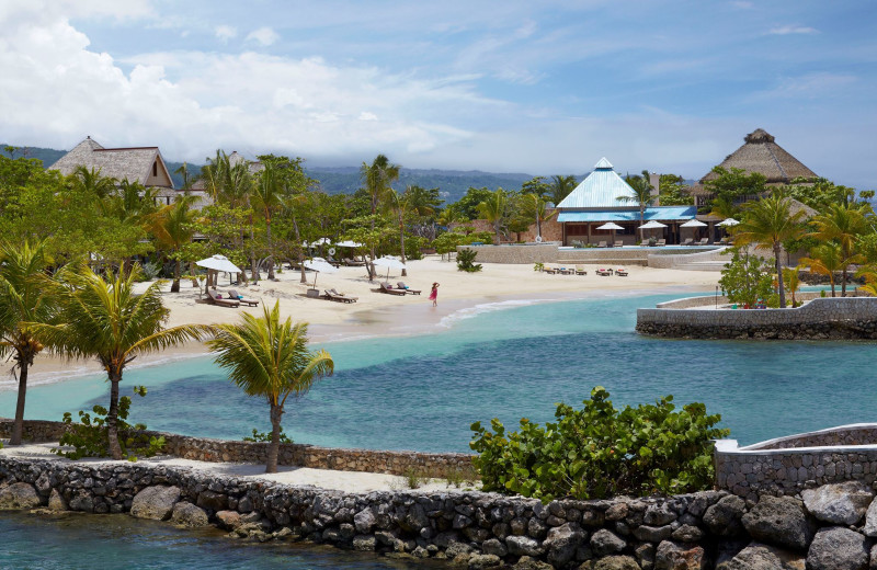 Beach at Goldeneye.