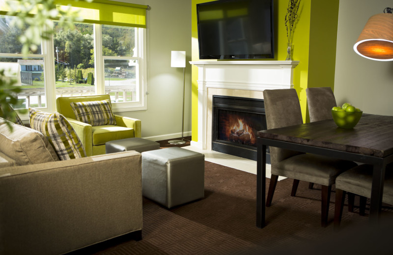 Living area at The Inns at Equinox.