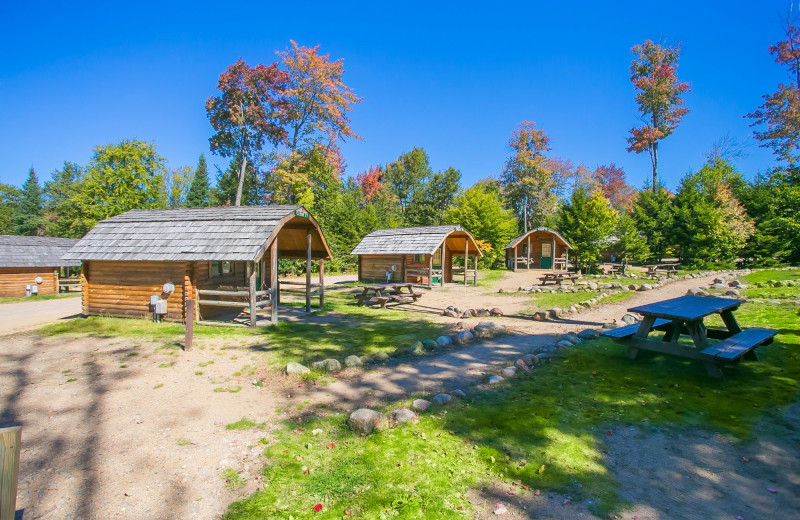 Cabin at Old Forge Camping Resort.