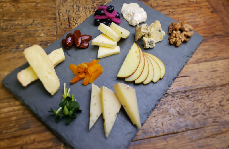 Farm to table dining at the Four Columns Inn.