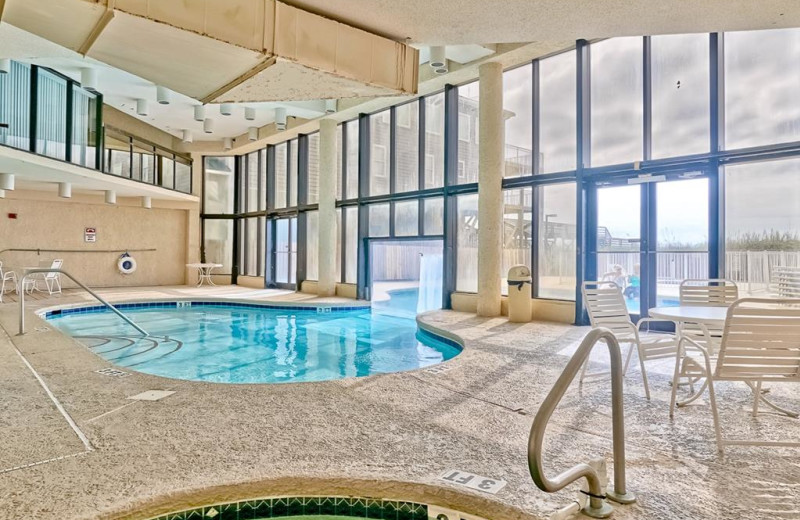 Rental indoor pool at Williamson Vacation Rentals.