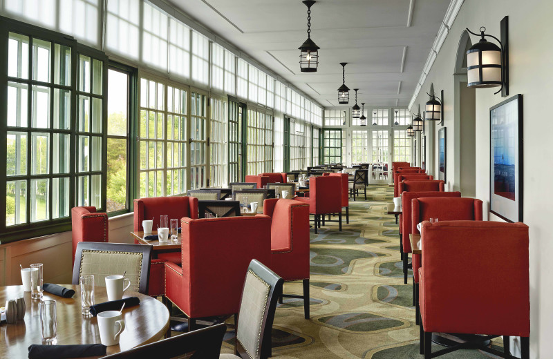 Dining at The Algonquin Resort St. Andrews by-the-Sea, Autograph Collection.