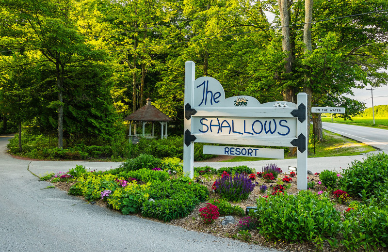 Exterior view of The Shallows Resort.