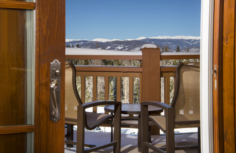 Balcony view at One Ski Hill Place.