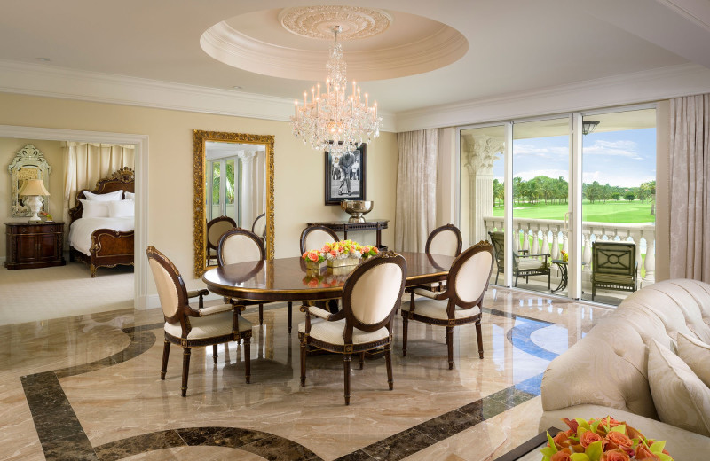 Guest suite at Trump National Doral Miami.