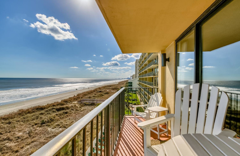 Rental balcony at Condo World.
