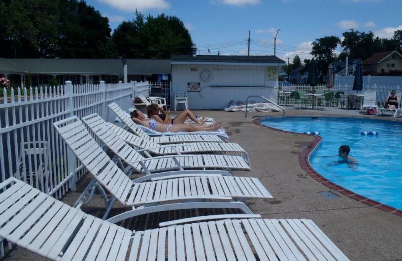 Outdoor pool at Glass House Inn.