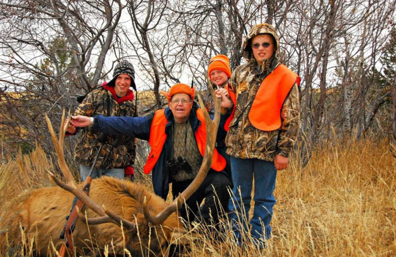 Elk hunting at Rocky Mountain Elk Ranch.