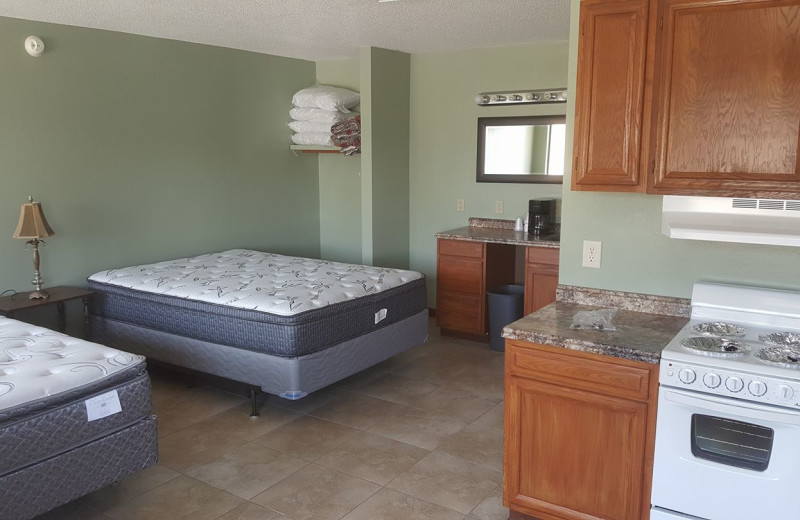 Guest room at Lemley's Cedar Rock Inn.