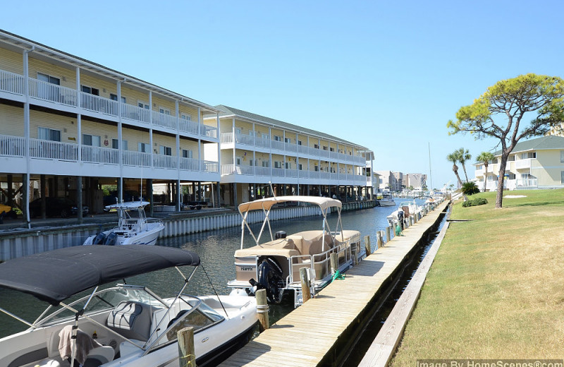 Canal view at Sandpiper Cove.