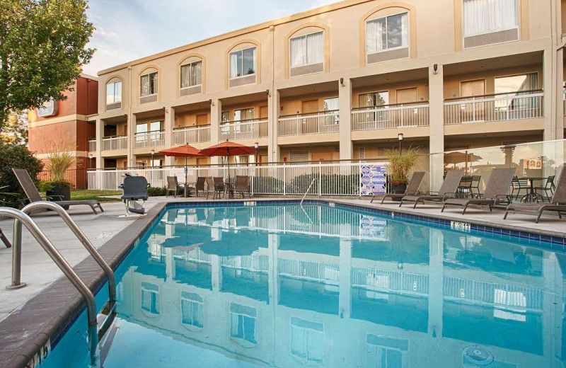 Outdoor pool at Best Western Plus Rancho Cordova Inn.