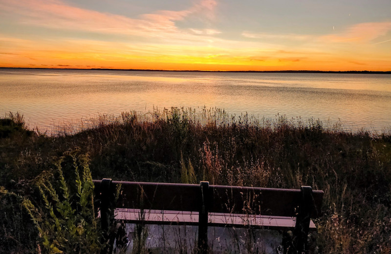 Lake view at Acorn Acres on Rose Lake.