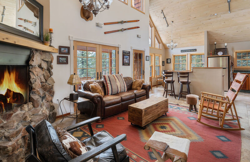 Rental living room at Durango Colorado Vacations.