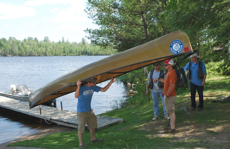 Canoeing at River Point Resort & Outfitting Co.