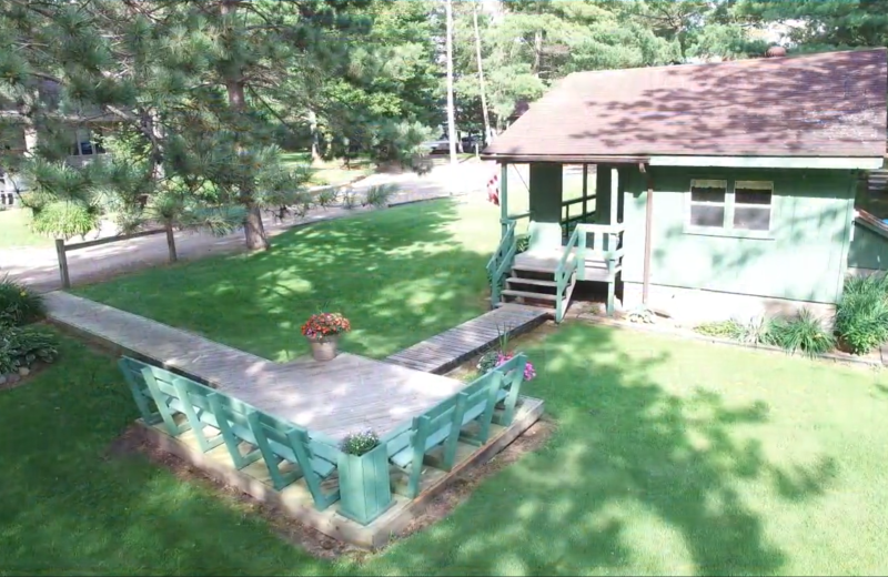 Cabin exterior at Lykins Pinehurst Resort.