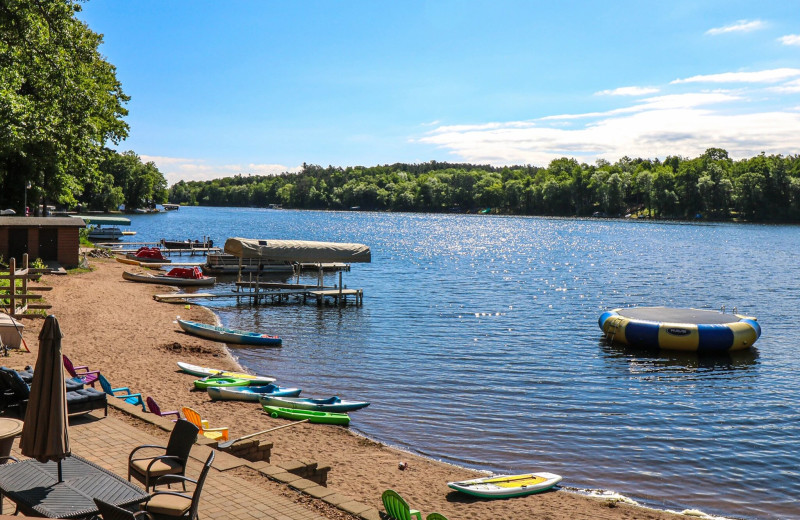 Beach at Sand Lake Resort.