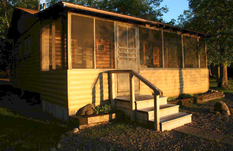 Cabin exterior at Samara Point Resort.