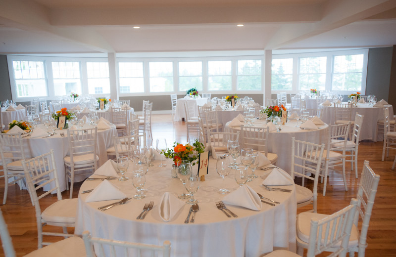 Wedding reception at Newagen Seaside Inn.