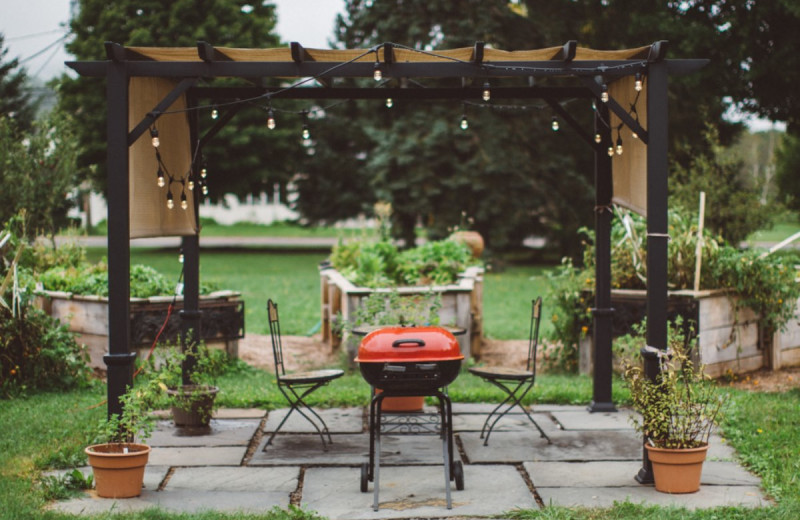 Patio at Albergo Allegria.