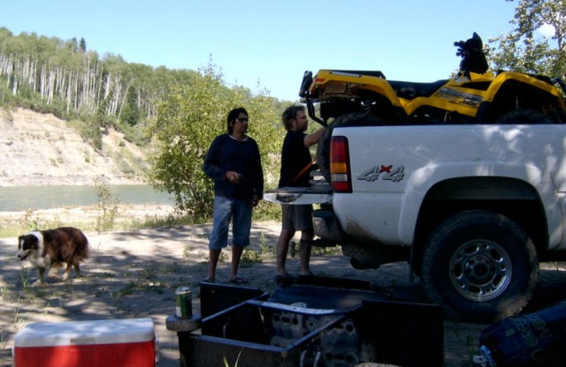 ATV at Kramer Pond Lodge.