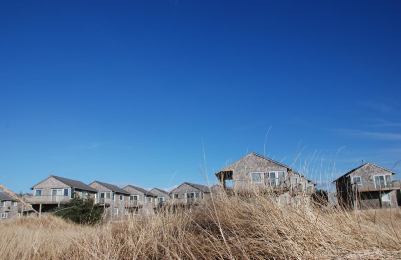 Exterior view of Lighthouse Oceanfront Resort.