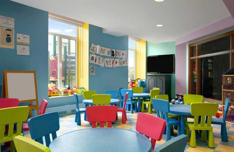 Kid's room at Fairmont Le Manoir Richelieu.