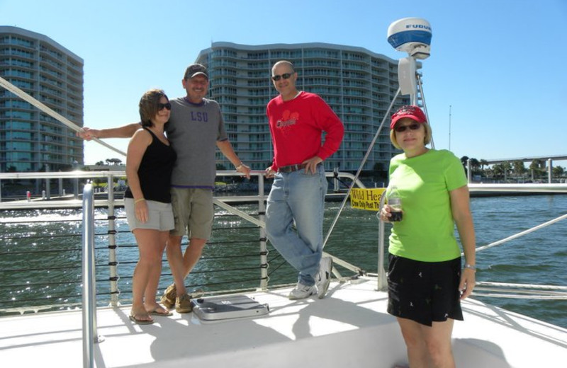 Fishing boat at Perdido Beach Resort.