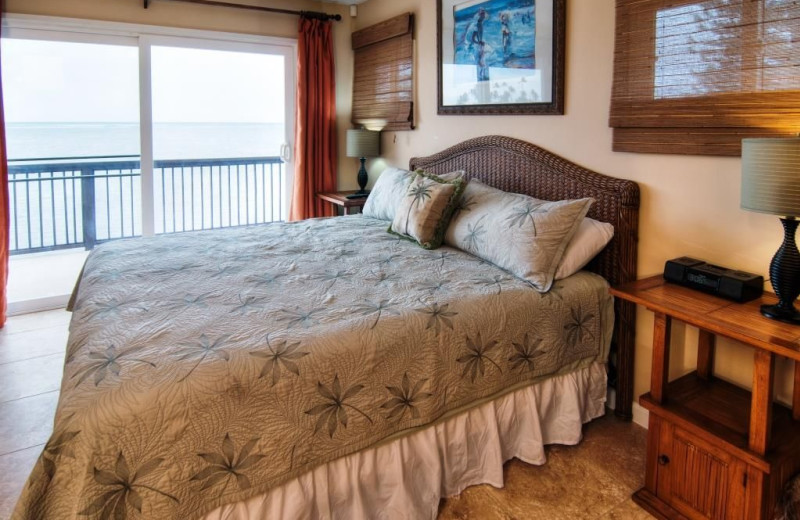 Rental bedroom at Hawaiian Vacation Rentals.