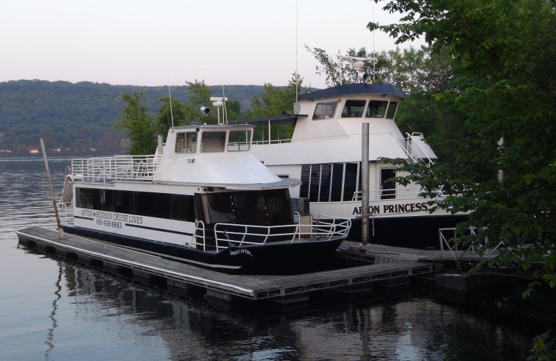 Private boat rental Historic Afton House Inn.