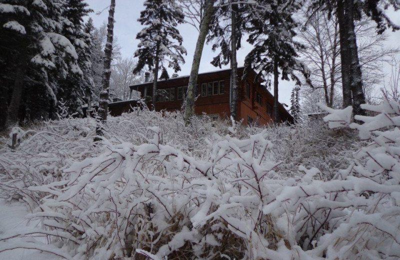 Wintertime at Solbakken Resort.