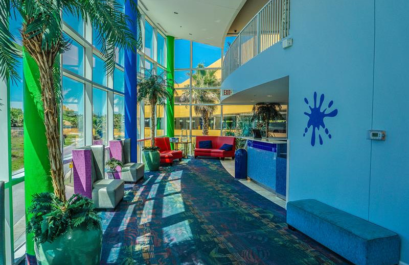 Interior at Splash Resort.
