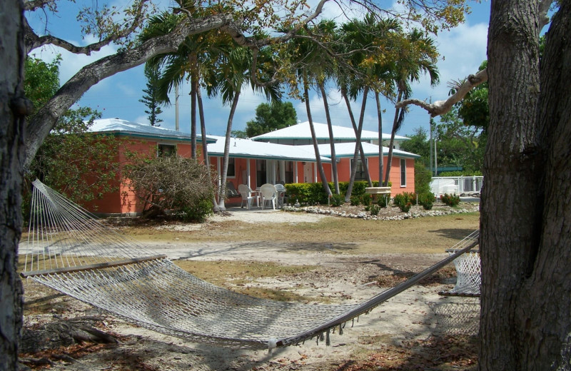 Cabin exterior at Rock Reef Resort.