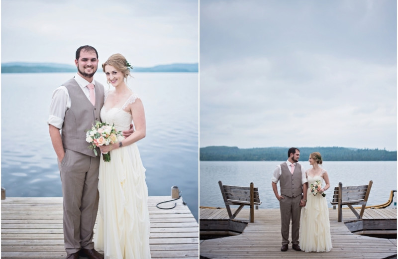 Wedding at Gunflint Lodge.