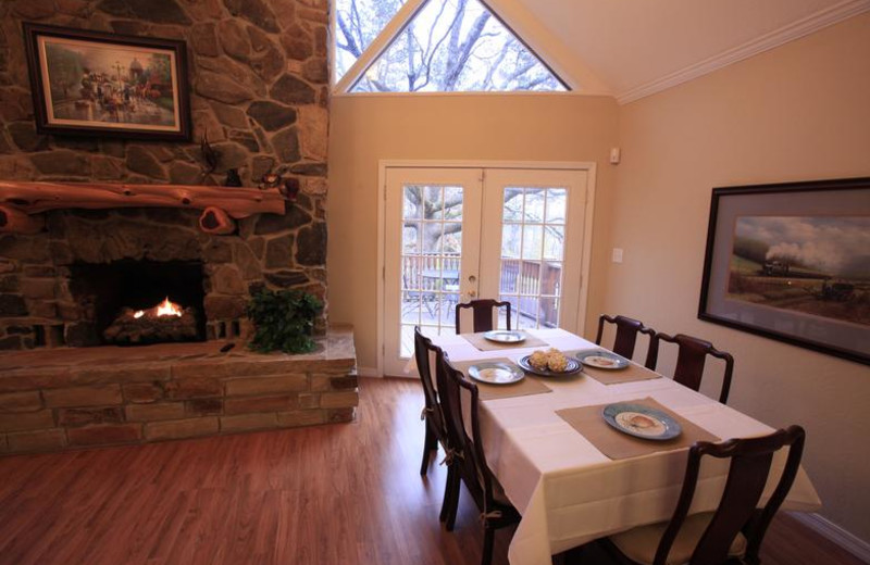 Dining area at Rainey Day Resort.