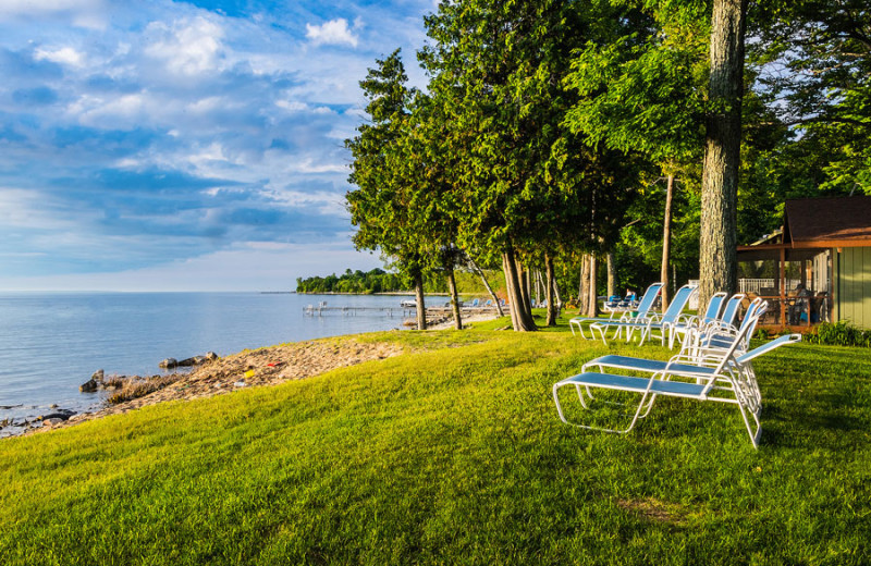 Beach at The Shallows Resort.