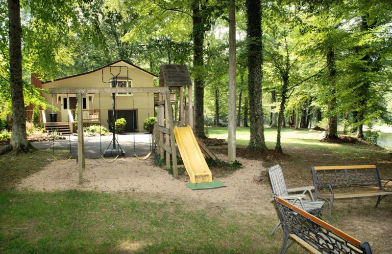 Cottage playground at Greenbrier River Retreat.