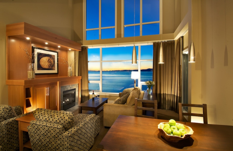 Guest living room at The Beach Club Resort.